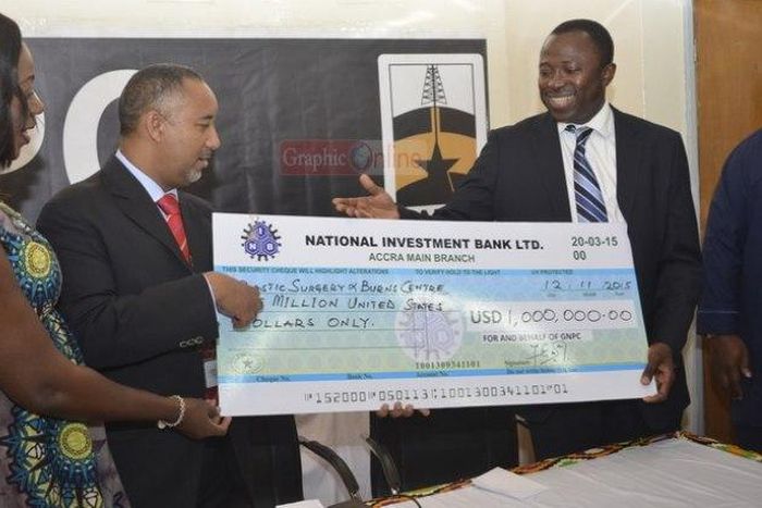 Korle-Bu Burns ICU receives $1 million donation from GNPC