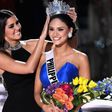 The Filipina beauty queen was then crowned Miss Universe 2015