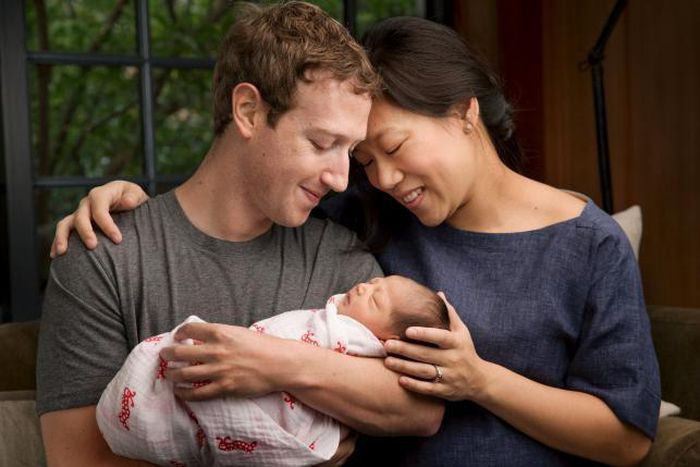 Facebook's CEO, Mark Zuckerberg and wife, Priscilla beheld their first child, Maxima - Photo for illustrative purpose.