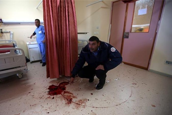 Israeli forces shot Abdullah al-Shalaldeh multiple times in the process of arresting his cousin Azzam at a Hebron hospital