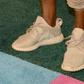 Kanye wearing Beige Yeezy Boost 350 at MTV VMAs