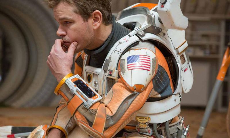 Matt Damon gets left behind in "The Martian"