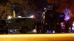 Man identifying self as relative of California shooting suspect shocked by attack