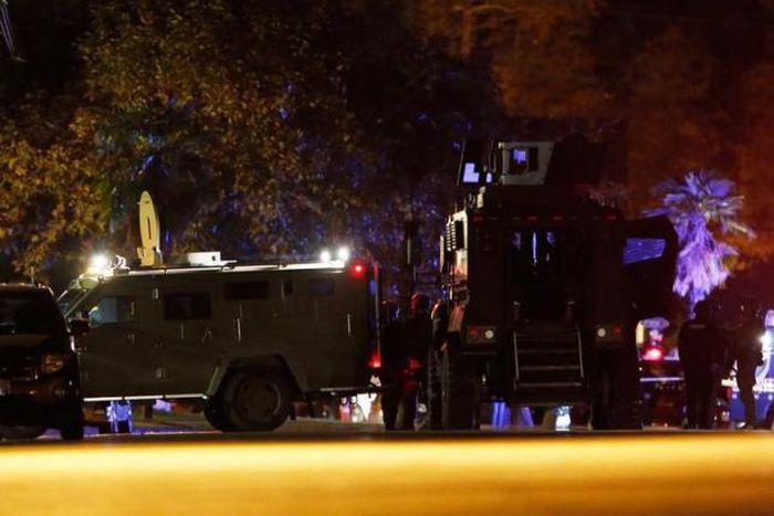 Man identifying self as relative of California shooting suspect shocked by attack