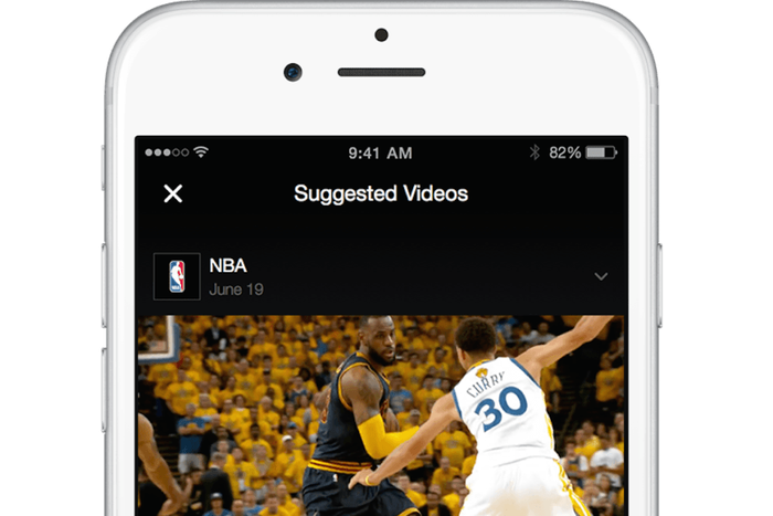 A Suggested Video, now in testing by Facebook. Image Credit: Facebook