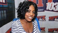 Nana Aba Anamoah in Hitz FM's studio