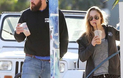 Ronda Rousey and boyfriend,  Travis Browne