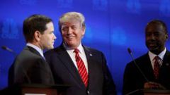 Rubio, Cruz dominate rowdy Republican US presidential debate