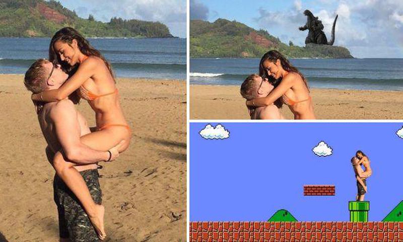 Woman goes viral after asking people to help photoshop romantic picture