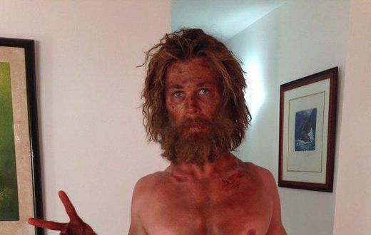 Chris Hemsworth is unrecognisable for "In the Heart of the Sea"