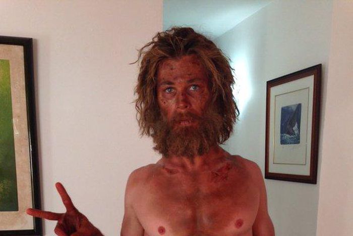 Chris Hemsworth is unrecognisable for "In the Heart of the Sea"