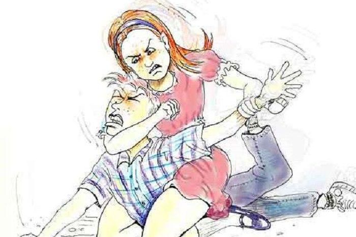 A teenager has beaten her little brother to death