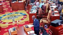 Hon Seth Tekper in Parliament