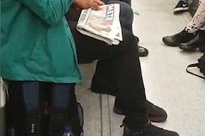 Nigerian man goes viral after he was caught on camera brushing his teeth in public