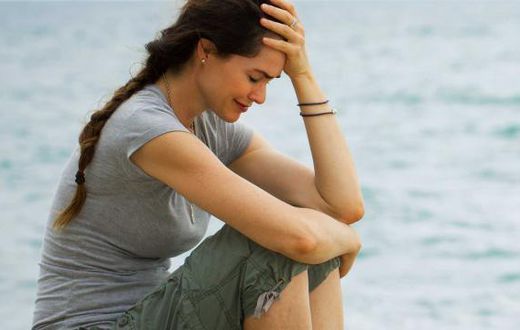 File photo: Broken hearted woman