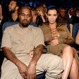 Kanye West and Kim Kardashian