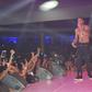 Trey Songz, during his stage performance