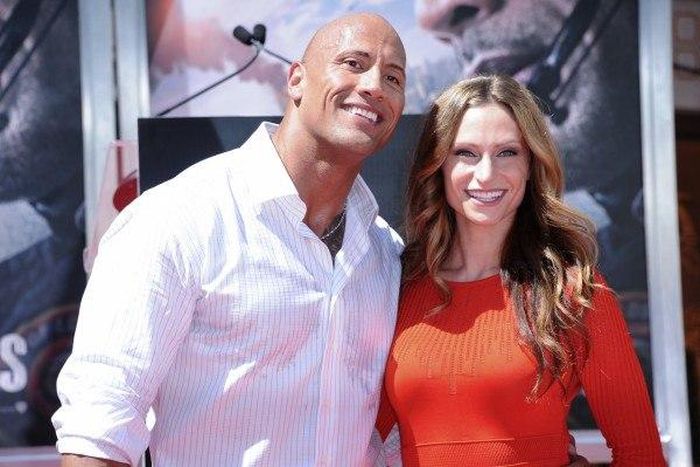 Dwayne Johnson and girlfriend Lauren Hashian