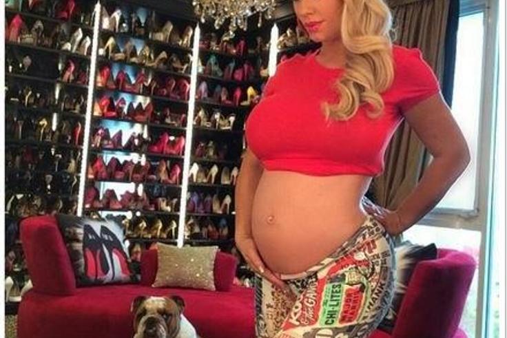 Coco Austin flaunts baby bump on Instagram