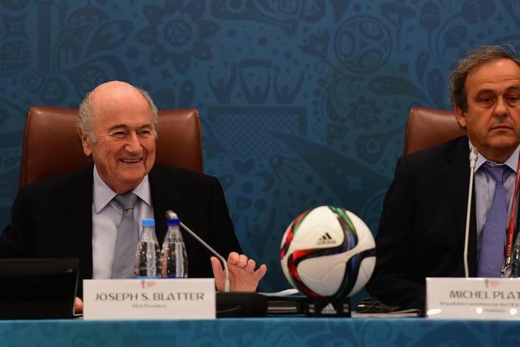 Sepp Blatter and Michel Platini