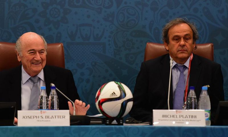Sepp Blatter and Michel Platini