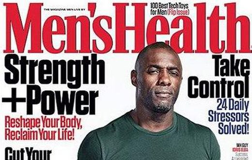 Idris Elba covers Men's Health magazine