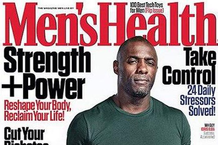 Idris Elba covers Men's Health magazine