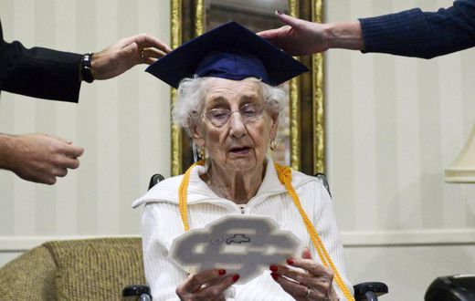 Meet 97-year-old woman who just finished from secondary school