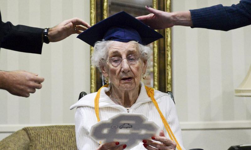 Meet 97-year-old woman who just finished from secondary school