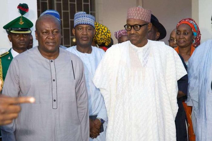 President Mahama and Muhammadu Buhari