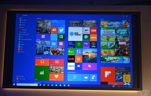 Windows slide at the Microsoft's New York event