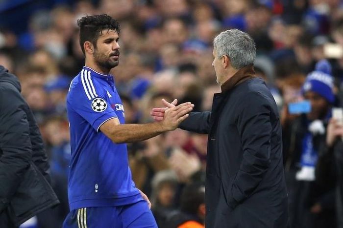 'Happy' Costa to see out Chelsea contract, says Mourinho