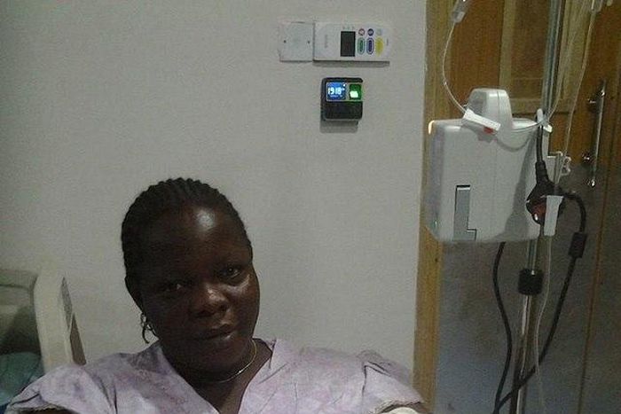 A joyous Mecy Onakpojeda