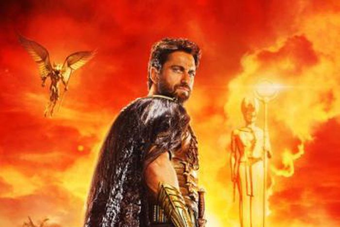 Gerard Butler  as an Egyptian in "Gods of Egypt."