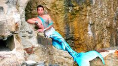 Pictures of men pretending to be mermaids goes viral