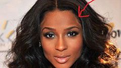 Ciara's lace frontal wig is a bad match for her skintone here