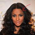 Ciara's lace frontal wig is a bad match for her skintone here