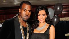 Kanye West and Kim Kardashian