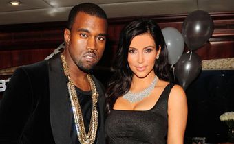 Kanye West and Kim Kardashian
