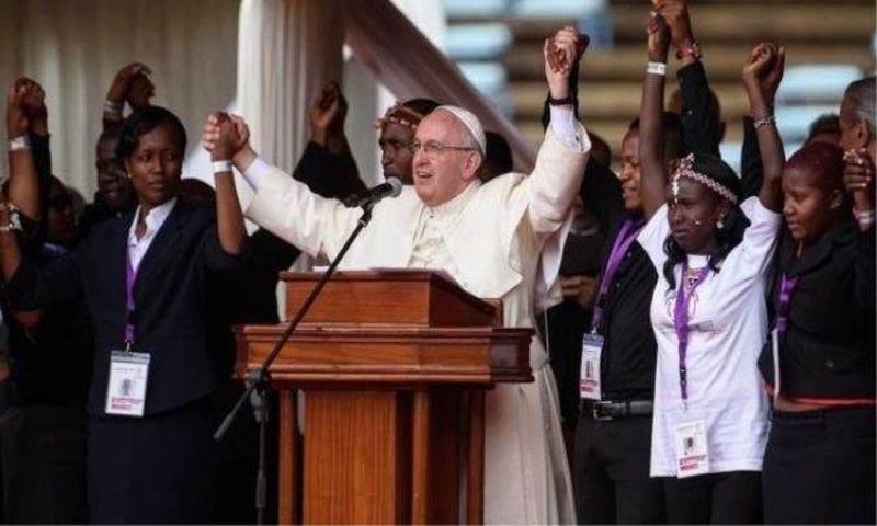 Pope urges Kenyans to end tribalism