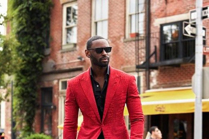 Davidson Frere looking dapper in a suit