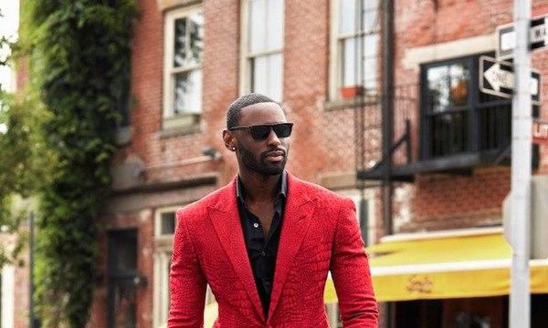 Davidson Frere looking dapper in a suit