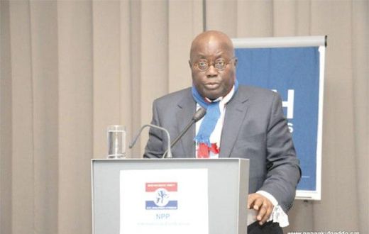 Nana Akufo-Addo, 2016 Flagbearer of the NPP