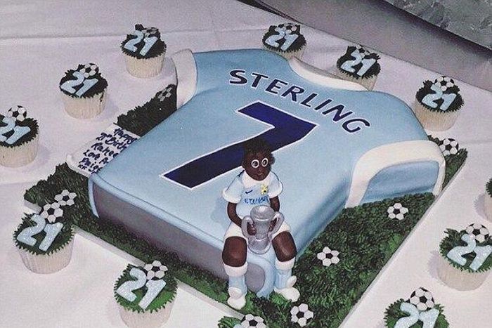 Raheem Sterling' birthday cake