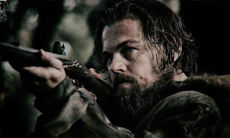 Leonardo DiCaprio in "The Revenant"