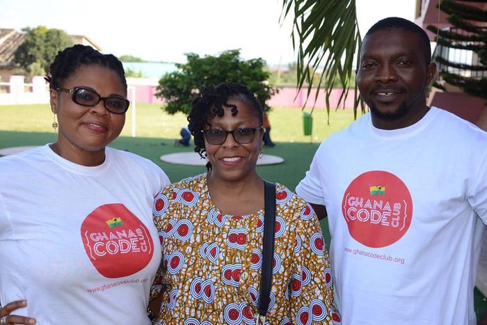 Ernestina Appiah (left) is founder of Ghana Code Club
