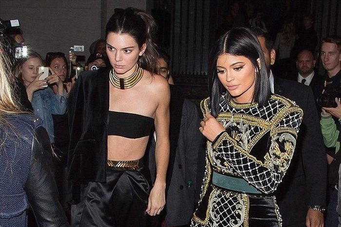 Kendall and Kylie Jenner make stunning appearnace at Balmain and H&M Fashion Show