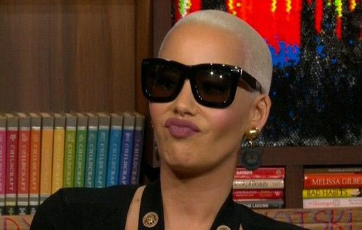 Amber Rose seals lips on Kardashians, Kanye West questions on 'Watch What Happens: Live'