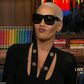 Amber Rose seals lips on Kardashians, Kanye West questions on 'Watch What Happens: Live'