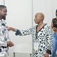 Angélique Kidjo having fun with Sarkodie